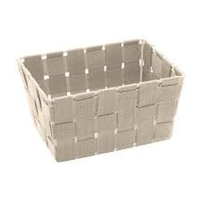 WENKO 20685100 Aufbewahrungsbox Aufbewahrungskorb Rechteckig Polypropylen (PP) Beige
