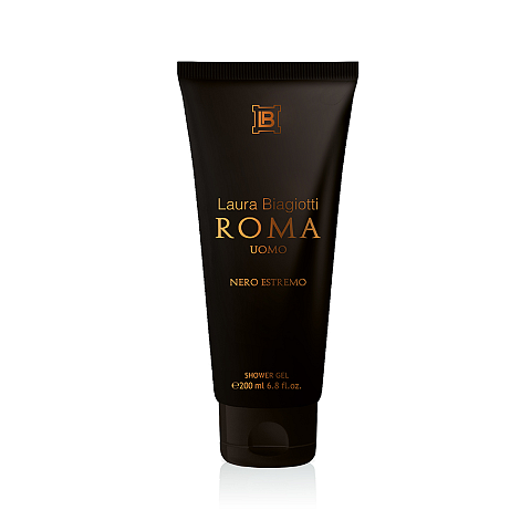 Laura Biagiotti Roma Uomo Nero Estremo 200 ml Duschgel Männer Körper