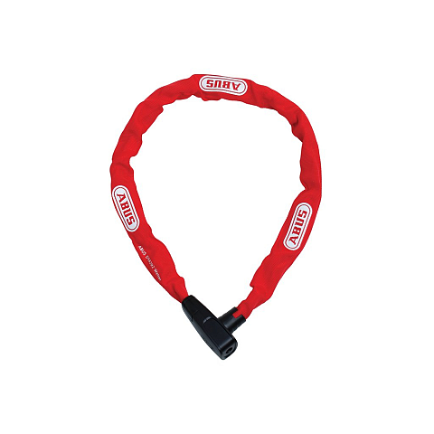 ABUS 5010781 Fahrradschloss Schwarz, Rot 850 mm Kettenschloss