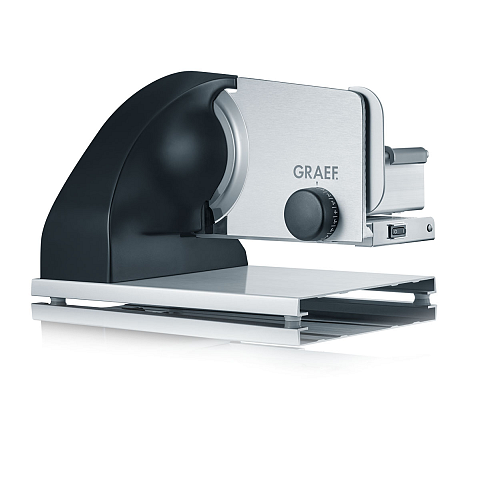 Graef SKS902EU Schneidemaschine Elektro 185 W Schwarz, Edelstahl Aluminium