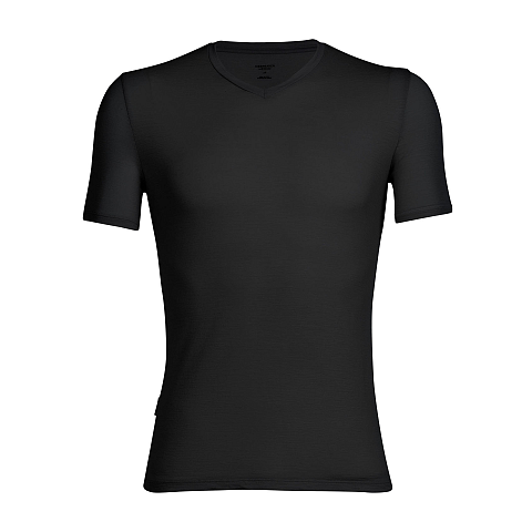 Icebreaker 103661001 T-Shirt Rundhals Kurzärmel Lycra, Merino-Wolle, Nylon