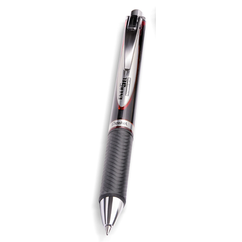 Pentel BLP77-BX Gelstift Ausziehbarer Gelschreiber Rot 12 Stück(e)