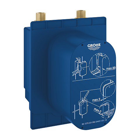 GROHE Eurosmart Cosmopolitan E Montagedose Blau