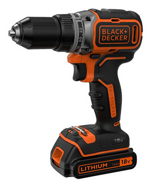 Black & Decker BL186K-QW Elektroschrauber/Schlagschrauber 1650 RPM Schwarz, Rot