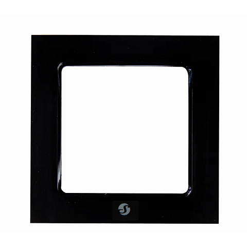 Shelly SHELLY_WF_1_S Wandrahmen 80 x 80 mm Quadratisch Schwarz Kunststoff