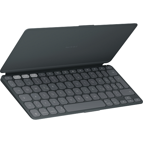 Logitech 920-013004 Tastatur für Mobilgeräte QWERTZ Deutsch Bluetooth Graphit