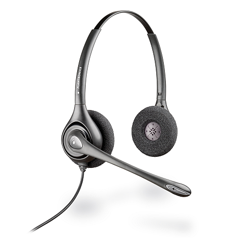 HP Poly HW261N Supraplus Binaurales Dual-Headset mit Tasche