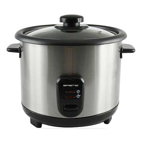 Emerio RCE-110118 Reiskocher 1,5 l 500 W Schwarz, Edelstahl