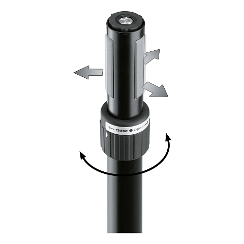 König & Meyer 21367-014-55 Lautsprecher-Halterung Stahl Schwarz
