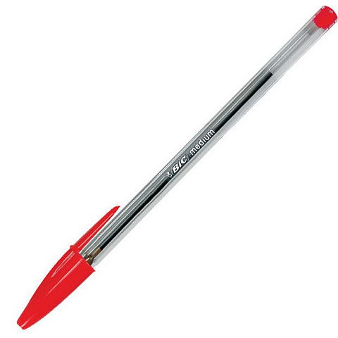 BIC Cristal Medium Rot Stick-Kugelschreiber 50 Stück(e)