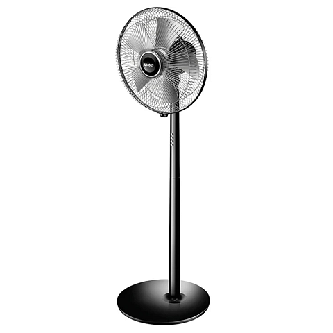Unold STANDVENTILATOR Silverline Black 86825