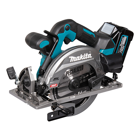 Makita HS012GD201 Tragbare Kreissägemaschine 16,5 cm Schwarz, Blau, Silber 5200 RPM