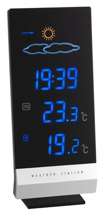 TFA-Dostmann 35.1093 Digitale Wetterstation Schwarz, Silber