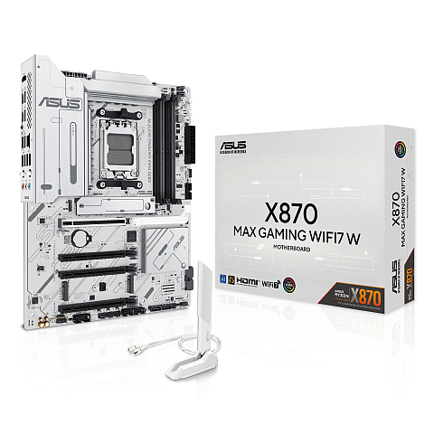 ASUS X870 MAX GAMING WIFI7 W AMD X870 Sockel AM5 ATX