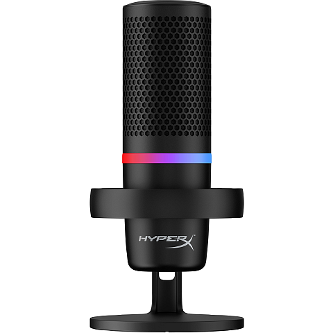 HyperX DuoCast - USB Microphone (Black) - RGB Lighting Schwarz Mikrofon für Spielkonsole