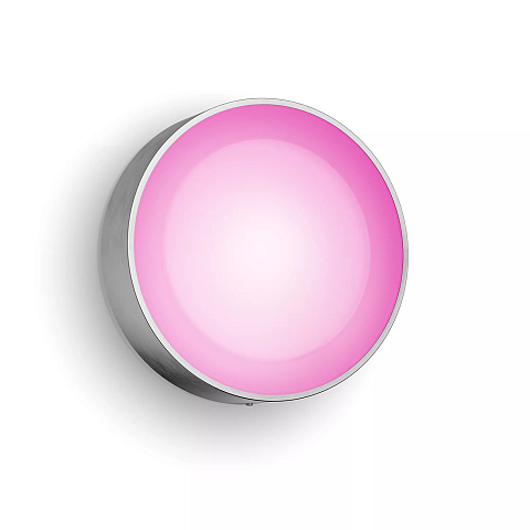 Philips Hue White and Color ambiance Daylo Outdoor Wandleuchte silber