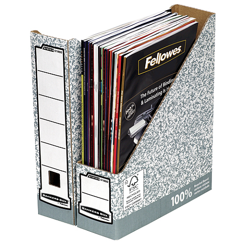 Fellowes 0186004 Dateiablagebox Papier Grau