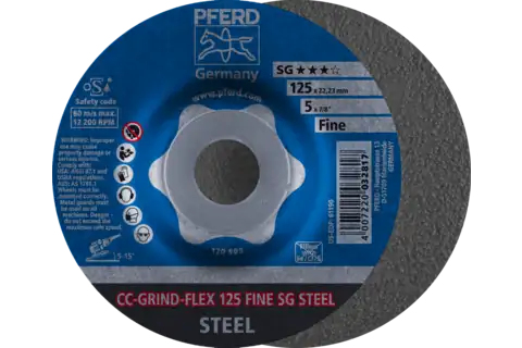 PFERD CC-GRIND grinding discs FLEX SG STEEL 10 Stück(e)