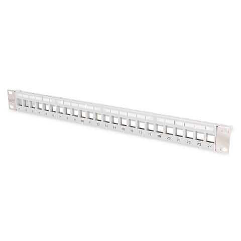 Digitus Modulares Patchpanel für Keystone Jacks 1HE - unbestückt