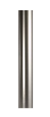 BERTRAMS 031510 Schornsteinrohr Gerades Schornsteinrohr 750 mm Silber
