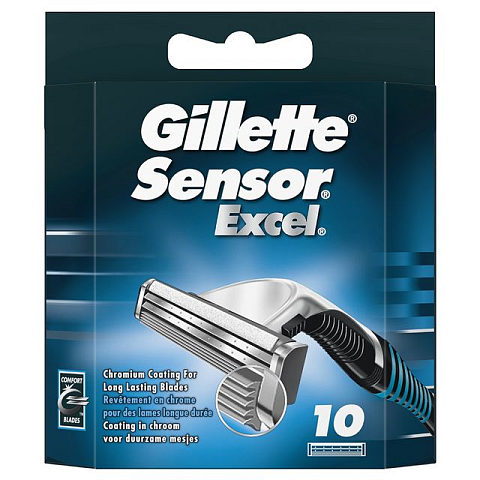 Gillette Sensor Excel Rasierklinge 10 Stück(e) Männer