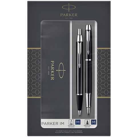 Parker 2093215 Stifte-Set Schwarz, Silber 2 Stück(e)
