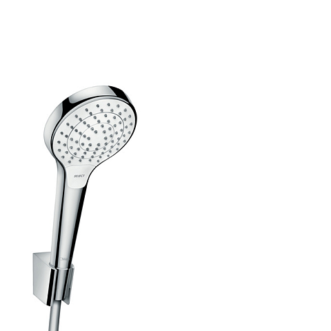 Hansgrohe Croma Select S 1,25 m Chrom, Weiß