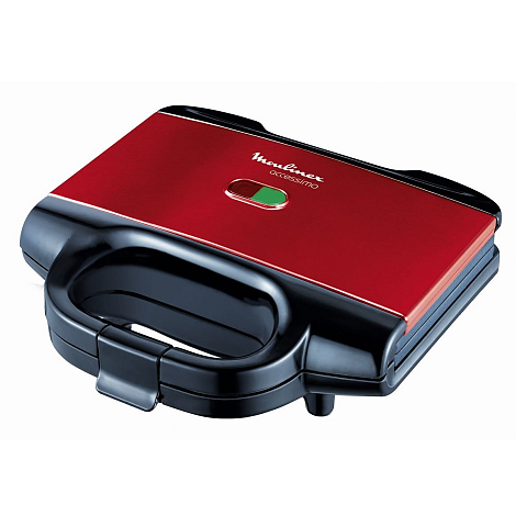 Moulinex SM180811 Sandwich-Toaster 650 W Schwarz, Rot