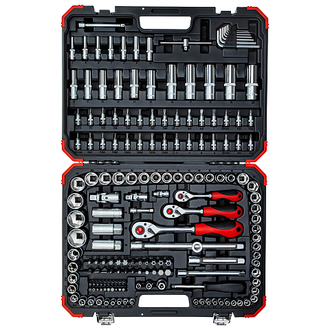 Gedore Steckschlüssel-Satz 1/4' + 3/8' + 1/2' 172-teilig