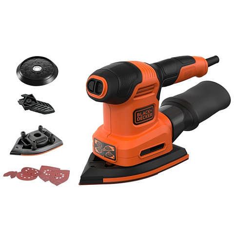 Black & Decker BEW200 12000 RPM Schwarz, Orange 200 W