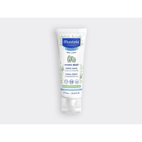Mustela Crème Visage Hydra Bébé à l'avocat BIO 450ml Creme für Babys 40 ml