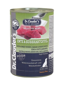 Dr.Clauder‘s Selected Meat Ente & Süßkartoffel 400g