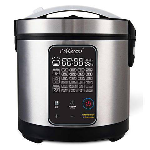 Feel Maestro MR-795 Dampfkochtopf 5 l Schwarz, Edelstahl 700 W