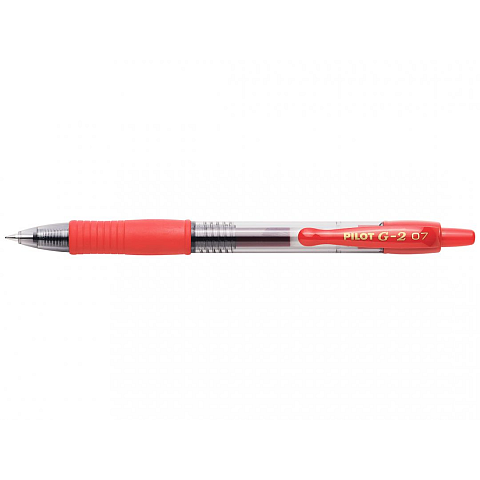 Pilot Gelroller G-2 0.7 Medium Ausziehbarer Gelschreiber Rot