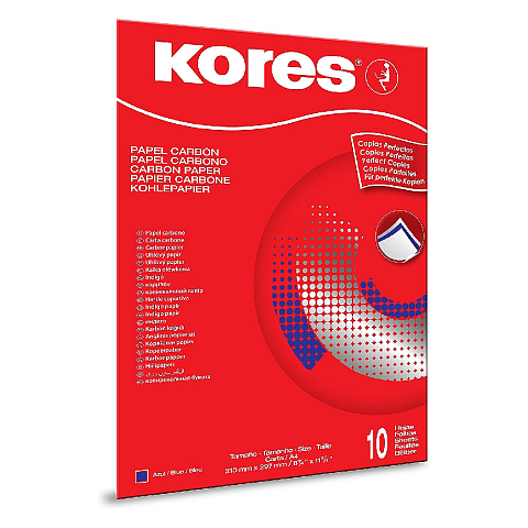 Kores 79086 Kohlepapier 10 Blätter A4