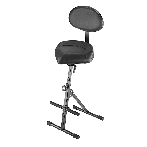 König & Meyer 14050.000.55 Musikersitz Musikerhocker Schwarz Gepolsterter Sitz
