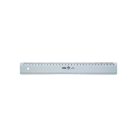 Möbius+Ruppert 1030 - 0000 Schreibtisch-Lineal 300 mm Polystyrene Transparent 1 Stück(e)
