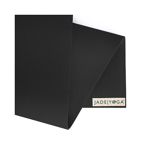 JadeYoga Jade Harmony Yoga-Matte Gummi Schwarz