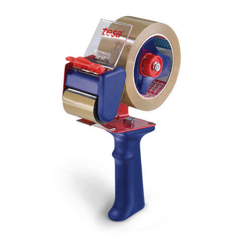 TESA 06300-00001 Klebefilm-Abroller Blau, Rot