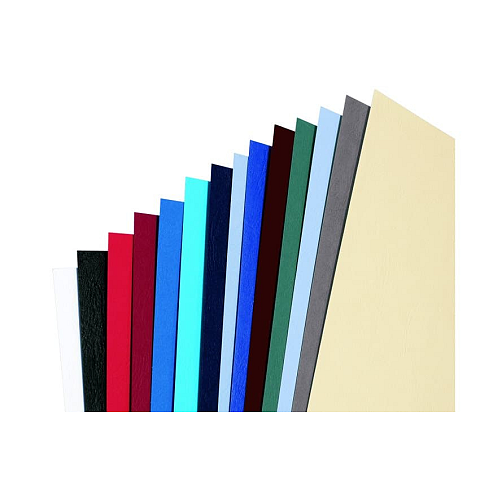 GBC LeatherGrain Umschlagmaterial 250 g/m², weiß (100)