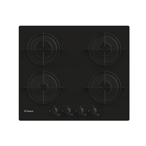 Candy CVW6BB Kochfeld Schwarz Integriert 59.5 cm Gaskochfeld 4 Zone(n)