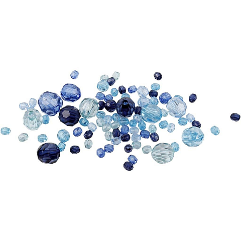 Creativ Company 618821 Perle Perlenmischung Acryl Blau 170 Stück(e)