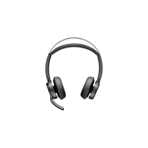 HP Poly Voyager Focus 2 USB-C-C-Headset, für Microsoft Teams zertifiziert, + USB-C/A-Adapter