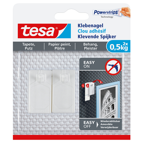 TESA 77772-00000 Wandhalterung Weiß 5 Stück(e)