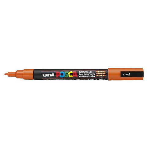 POSCA uni PC-3M Marker 1 Stück(e) Rundspitze Orange