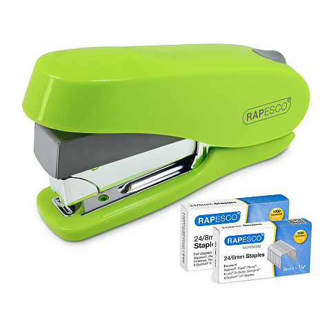 Rapesco ECO Luna Less Effort Flacher Clinch Grün