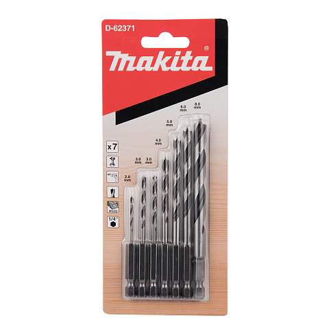 Makita D-62371 Bohrer Bohrerbit-Set 7 Stück(e)