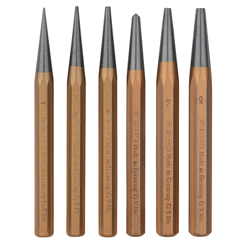 KS Tools 162.2127 Stanze, Nägel-Set & Punze Pin-Treiber
