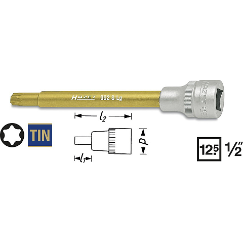 HAZET 992SLG-T30 Steckschlüsselaufsatz 1 Stück(e)