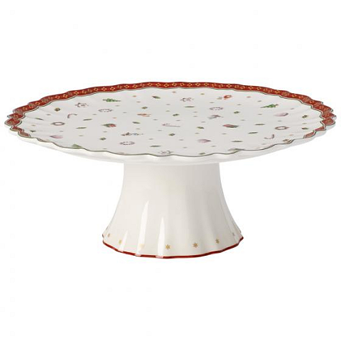 Villeroy & Boch Toy's Delight Porzellan Mehrfarbig Rund Kuchenplatte